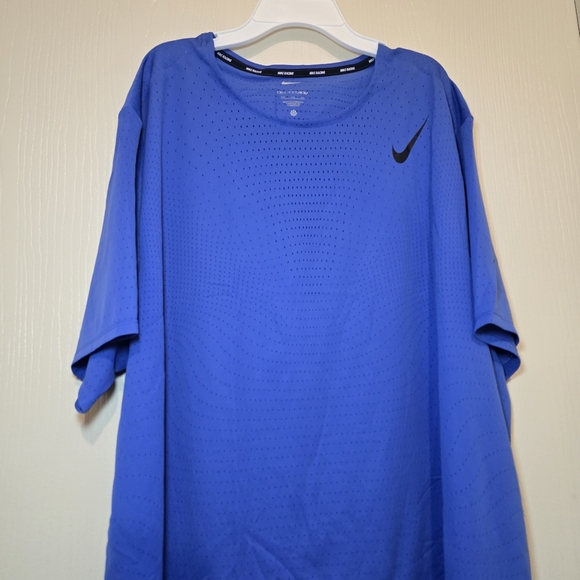 Nike AeroSwift Dri-FIT ADV Short-Sleeve Running Blue HJ3377-411 Men Size XL,2XL - Picture 2 of 9